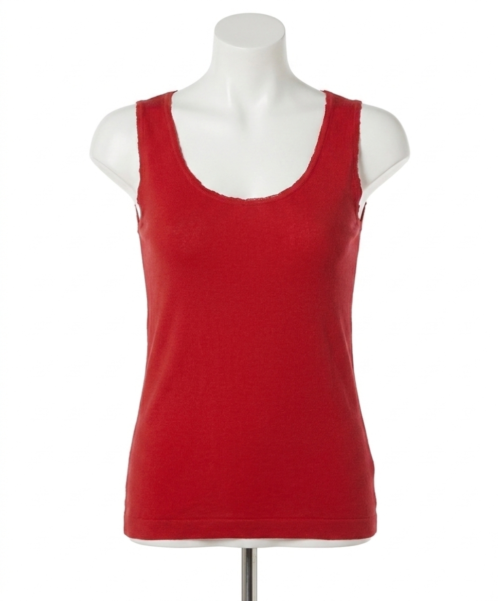 NEW ANGEL APPAREL bra-friendly tank in rouge